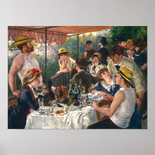 Luncheon of the Boating Party | Renoir | Poster (Voorkant)