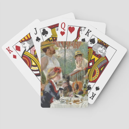 Luncheon of the Boating Party  Renoir Speelkaarten (Achterkant)