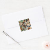 Luncheon of the Boating Party  Renoir Vierkante Sticker (Envelop)
