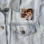 Luncheon of the Boating Party Vierkante Button 5,1 Cm (In situ)