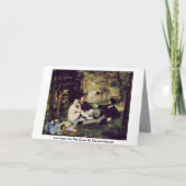 Luncheon On The Grass beroemd gemaakt door Edouard Kaart (Voorkant)