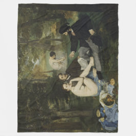 Luncheon op de gras door Edouard Manet Fleece Deken
