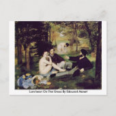 Luncheon op de gras van Edouard Manet Briefkaart (Voorkant)