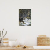 Luncheon op de Grass, 1865 Poster (Keuken)