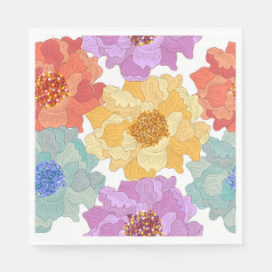 Luncheon Papier Servetten-Floral Servet