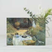 Luncheon van Claude Monet, impressionisme (Staand voorkant)