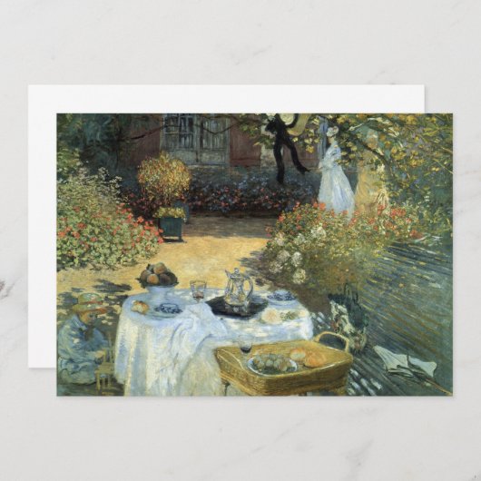 Luncheon van Claude Monet, impressionisme (Voorkant / Achterkant)
