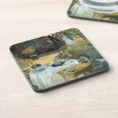 Luncheon van Claude Monet,  impressionisme Bier Onderzetter (Linkerzijde)