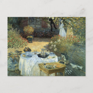 Luncheon van Claude Monet,  impressionisme Briefkaart