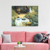 Luncheon van Claude Monet, impressionisme Canvas Afdruk (Insitu (Woonkamer))