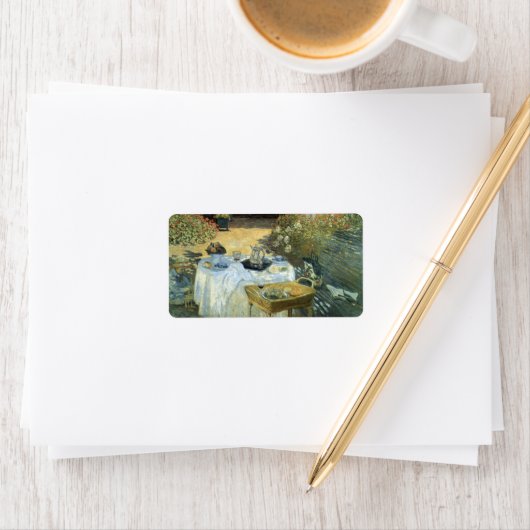 Luncheon van Claude Monet,  impressionisme Etiket (Insitu)