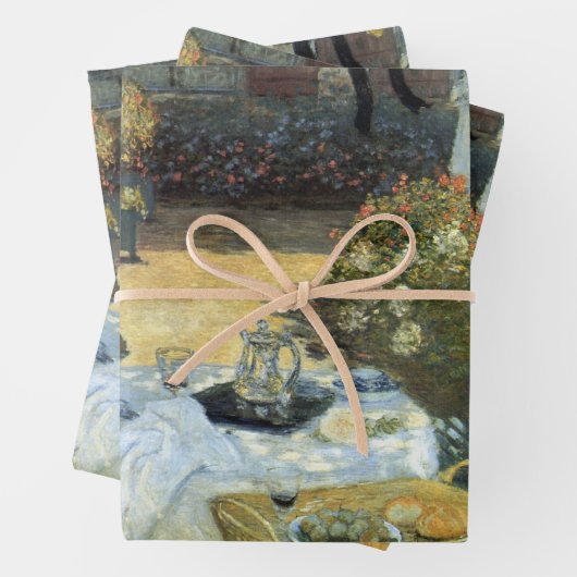 Luncheon van Claude Monet,  impressionisme Inpakpapier Vel (In situ)
