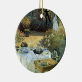 Luncheon van Claude Monet, impressionisme Keramisch Ornament (Rechts)