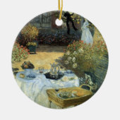 Luncheon van Claude Monet, impressionisme Keramisch Ornament (Voorkant)