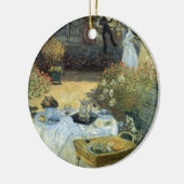 Luncheon van Claude Monet, impressionisme Keramisch Ornament (Links)