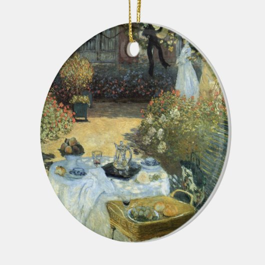 Luncheon van Claude Monet,  impressionisme Keramisch Ornament (Links)