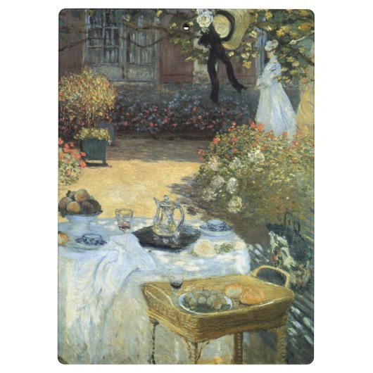 Luncheon van Claude Monet,  impressionisme Klembord (Achterkant)