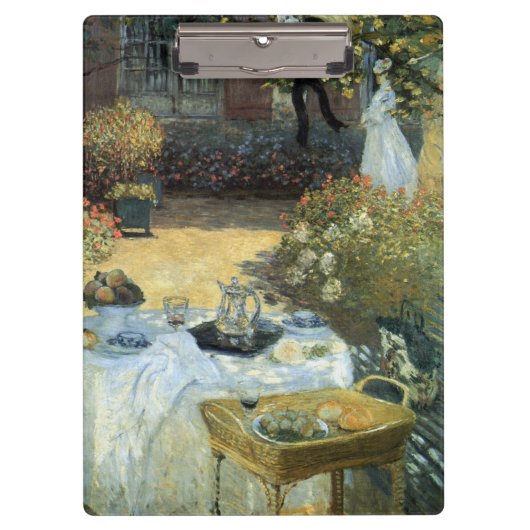 Luncheon van Claude Monet,  impressionisme Klembord (Voorkant)