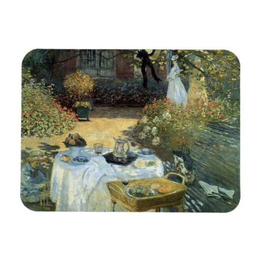 Luncheon van Claude Monet,  impressionisme Magneet (Horizontaal)