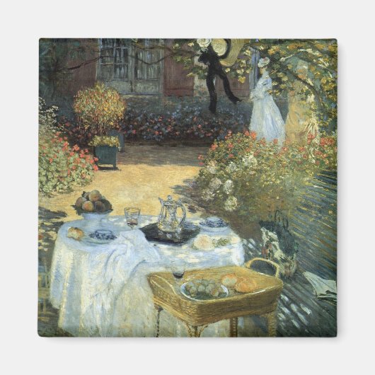Luncheon van Claude Monet,  impressionisme Magneet (Voorkant)