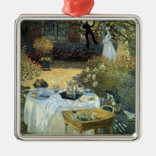 Luncheon van Claude Monet,  impressionisme Metalen Ornament (Voorkant)