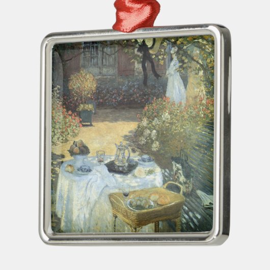 Luncheon van Claude Monet,  impressionisme Metalen Ornament (Links)