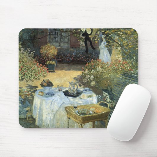 Luncheon van Claude Monet,  impressionisme Muismat (Met muis)