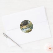 Luncheon van Claude Monet,  impressionisme Ronde Sticker (Envelop)
