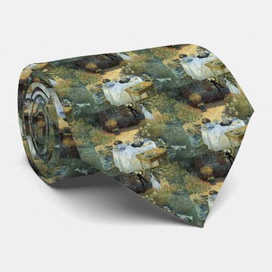 Luncheon van Claude Monet,  impressionisme Stropdas (Opgerold)