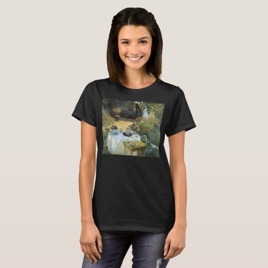 Luncheon van Claude Monet, impressionisme T-shirt (Voorkant volledig)