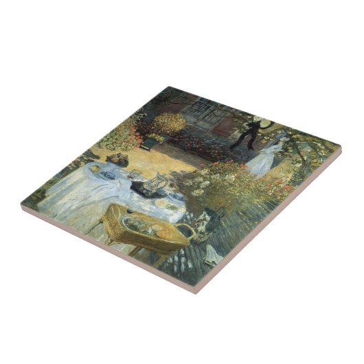 Luncheon van Claude Monet,  impressionisme Tegeltje (Zijkant)