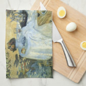 Luncheon van Claude Monet,  impressionisme Theedoek (Quarter Fold)