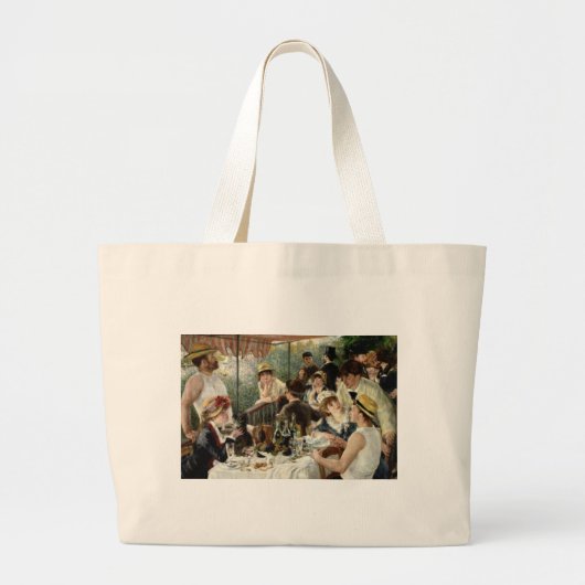 Luncheon van de partij bij de boeking grote tote bag (Voorkant)