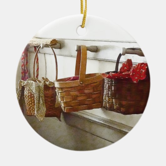 Lunchmanden Keramisch Ornament (Voorkant)