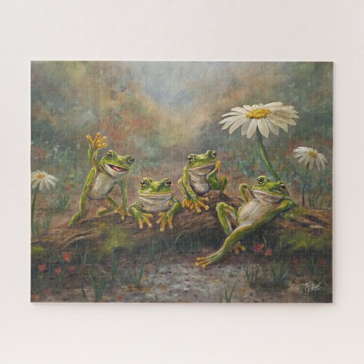 "Lunchpauze" Legpuzzel (Horizontaal)