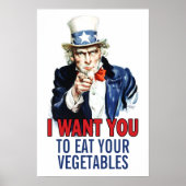 Lunchroom-Poster: voeg uw eigen tekst toe Poster (Voorkant)