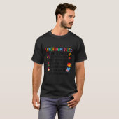 Lunchroom Regels Lunch Dame School Cafetaria Werkn T-shirt (Voorkant volledig)