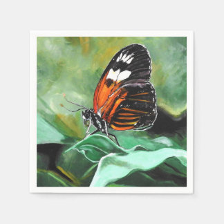 Lunchservetten - Butterfly Design Servet