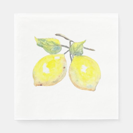 Lunchservetten met Lemon Design Servetten (Voorkant)