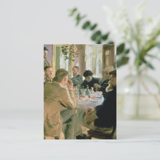 Lunchtime 1883 briefkaart (Staand voorkant)