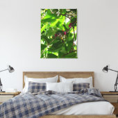 Lunchtime bij de boom canvas afdruk (Insitu (Slaapkamer))