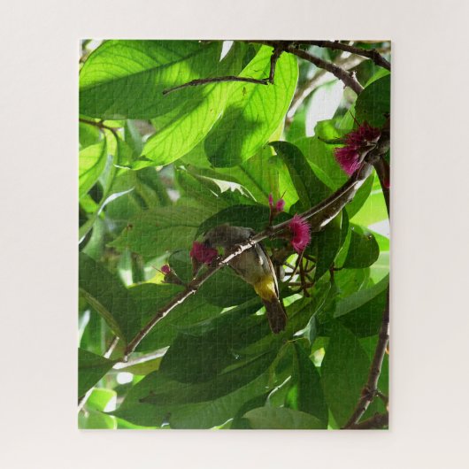 Lunchtime bij de boom legpuzzel (Verticaal)