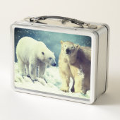 Lunchtime Fun Polar-Beren op ijs (Achterkant)