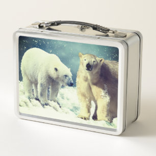 Lunchtime Fun Polar-Beren op ijs