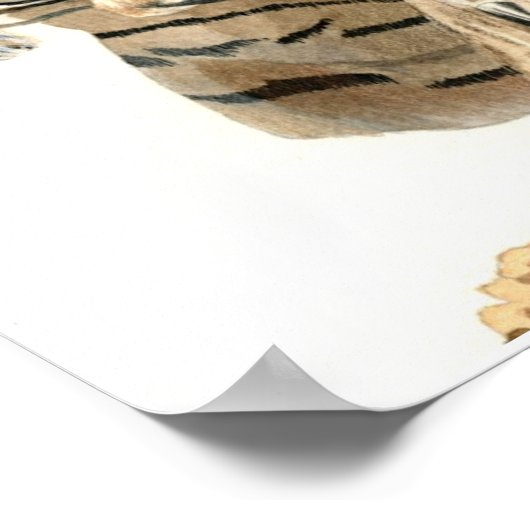 Lunchtime - Great Horned Owl Poster (Hoek)