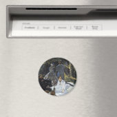 Lunchtime op de gras magneet (Insitu (Vaatwasser))