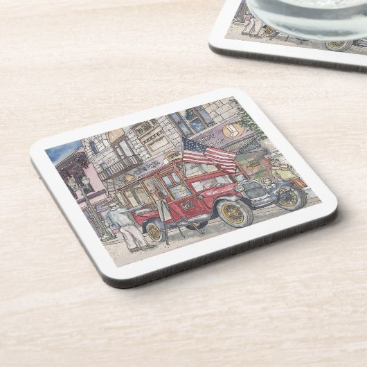 lunchwagen bier onderzetter (Linkerzijde)