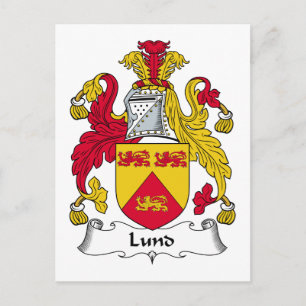 Lund Family Crest Briefkaart