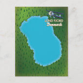 Lund Fjord Denemarken kaart (Voorkant)