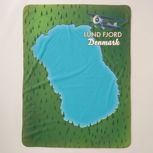 Lund Fjord Denemarken kaart Sherpa Deken (Voorkant)